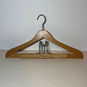 Vintage wood Nevco suit hanger